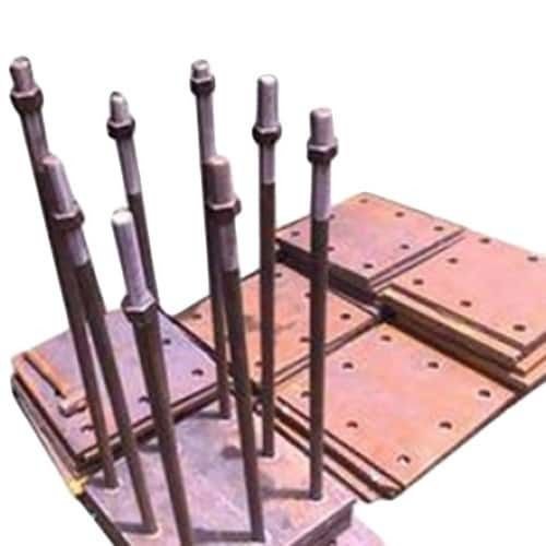 Plate type foundation bolt